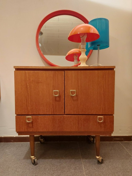 Image 1 of Cassettiera su ruote di metà secolo, anni '70