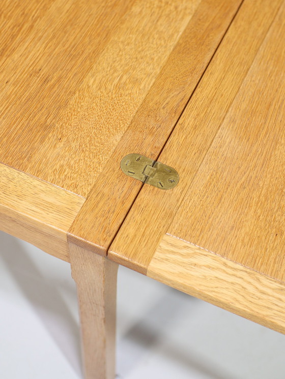 Image 1 of Folding Coffee Table Oak Danish Vintage
