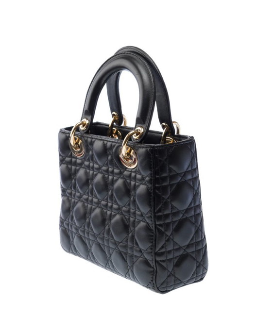Image 1 of Borsa DIOR Lady Dior in Cuir Noir - 103268