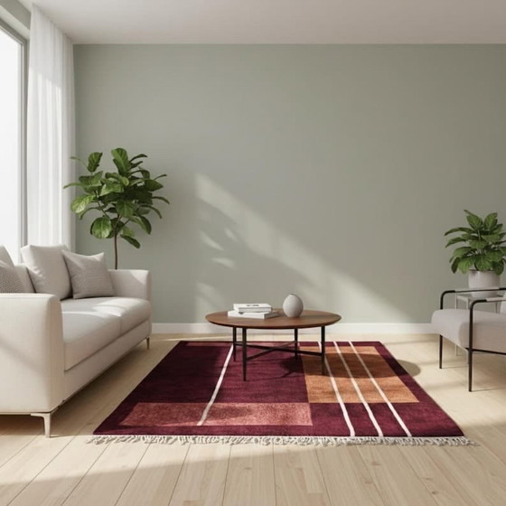 Image 1 of Tapis berbère tissé main authentique traditionnelle taille 200x300 cm