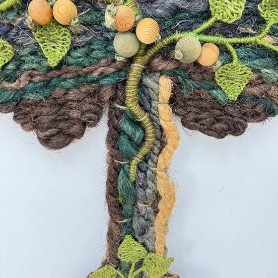 Image 1 of Wandteppich in Form eines Baumes, 1970er Jahre