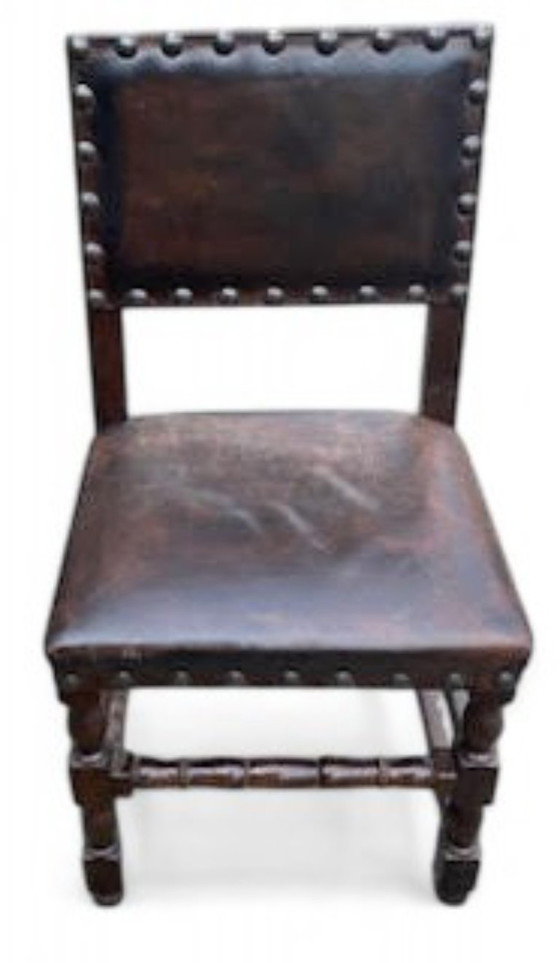 Image 1 of 8 sedie da castello antiche