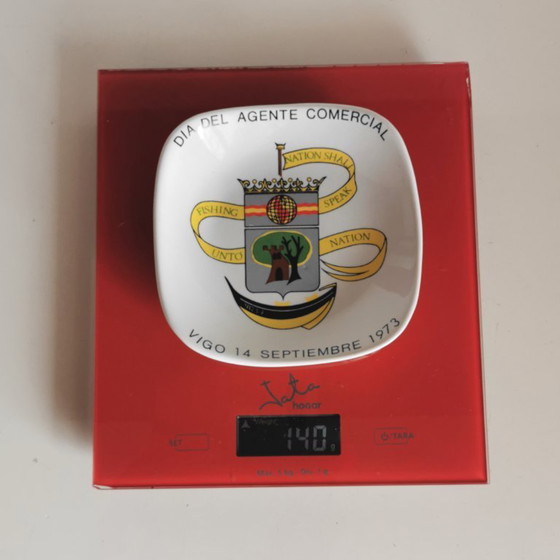 Image 1 of COMMEMORATIVE PORCELAIN TRAY OR PLATE - 1973