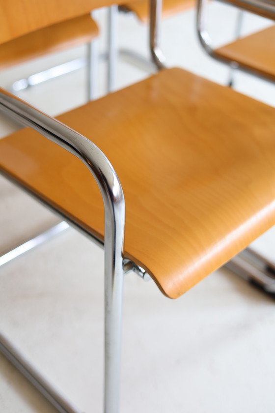 Image 1 of Set of 4 Plurima Italy dining chairs, 1970s