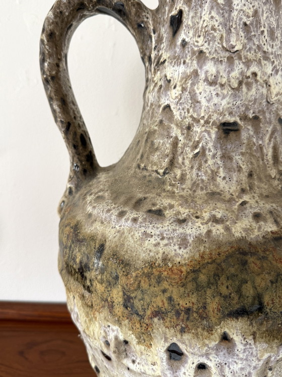 Image 1 of Vintage ceramic fat lava vase, West Germany ‘60