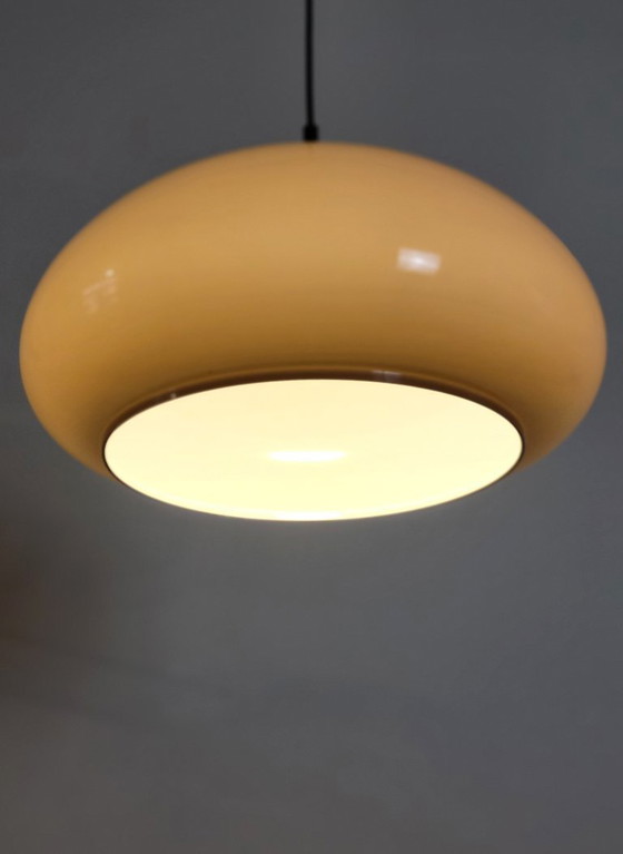 Image 1 of Vintage mushroom pendant lamp by Dijkstra