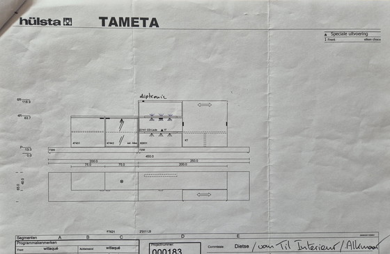 Image 1 of Hulsta Tameta wand / TV-meubel