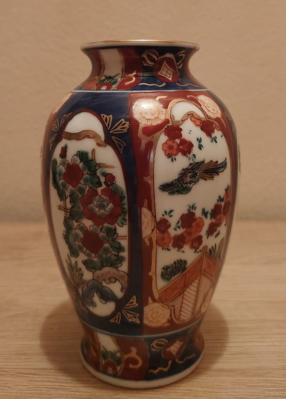 Image 1 of Vintage Gold Imari Vase