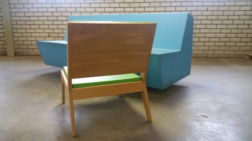 Quinze & Milan Room 26 design lounge stoel eik