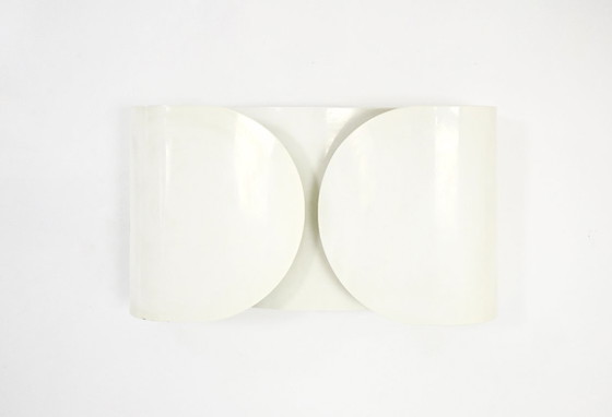 Image 1 of White Foglio Sconces by Tobia & Afra Scarpa for Flos, 1960s, Set of 2