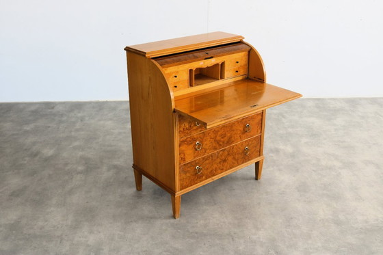 Image 1 of vintage Zweedse secretaire 