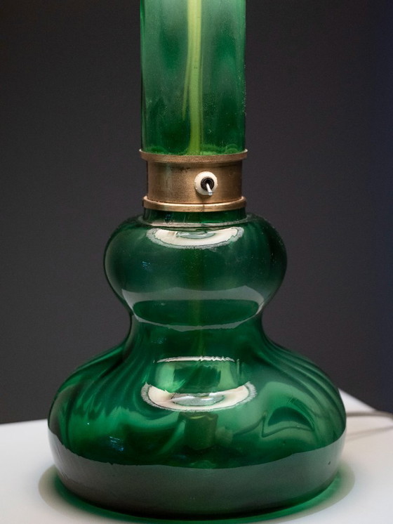 Image 1 of Glastischlampe, Karl Wiedmann, 1930er, Deutschland