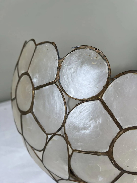 Grande suspension en nacre – Brass, Art Nouveau (photo 8 of 12)