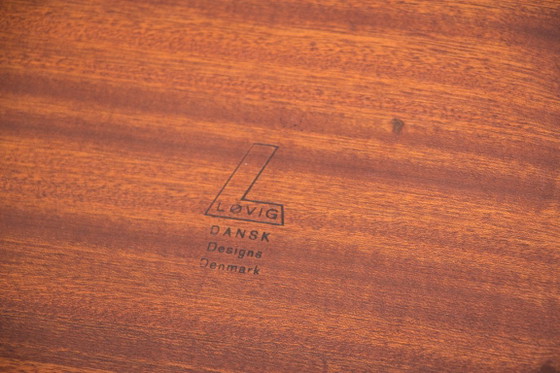 Image 1 of Gran mesa de centro o banco, de teca danesa, obra de Peter Lovig Nielsen, 1960.