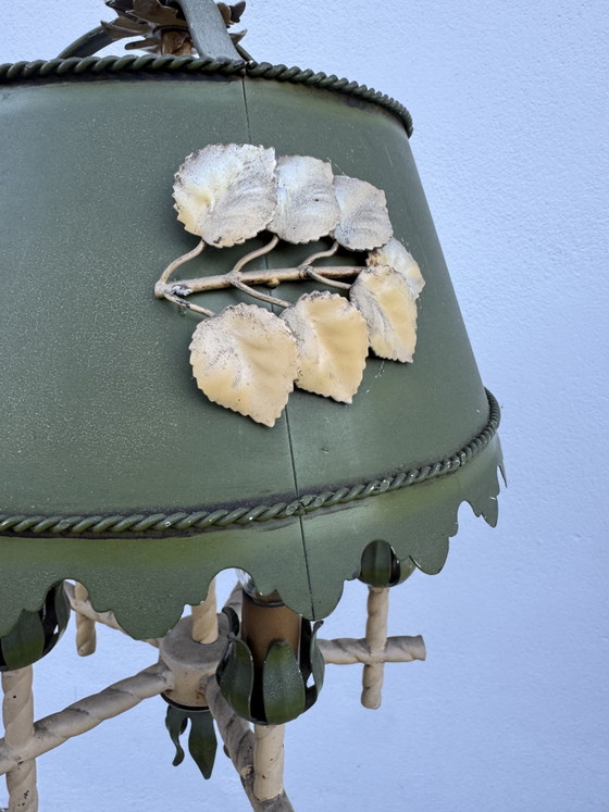Florentine Chandelier Hollywood Regency Style 60s – Metal (photo 11 of 15)