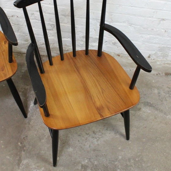 Image 1 of Coppia di sedie da ponte in stile scandinavo vintage