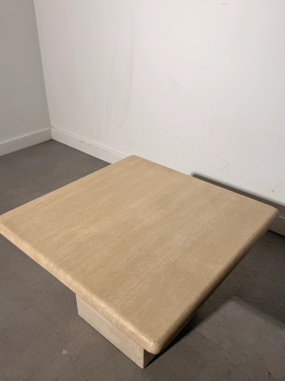 Table d'appoint Vintage en Travertin – Tables d'appoint, Wood (photo 3 of 4)