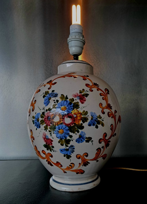 Lampe de table italienne en céramique