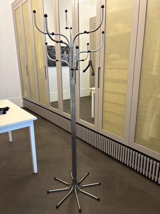 Vintage Space Age Series 9 Model Coat Tree Coat Stand by Sidse Werner for Fritz Hansen, Denmark, 1970s