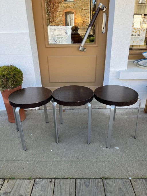 Set van 3 Calligaris krukken