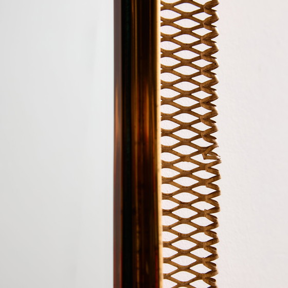 Image 1 of MK10879 Specchio con cornice in metallo e ottone