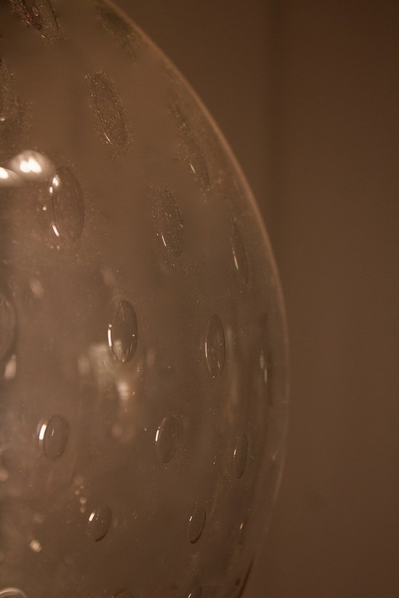 Image 1 of Lampada a sospensione vintage Raak Amsterdam a forma di sfera di vetro, anni '60
