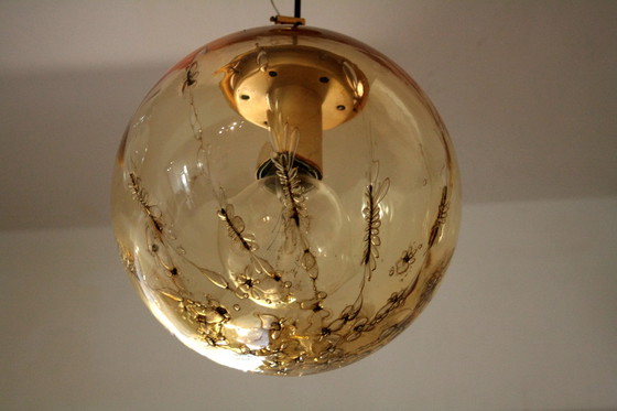 Image 1 of Hängeleuchte von La Murrina mit Markenzeichen, Italien 70er Jahre