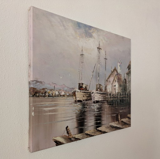 Harbor Painting 50*60 cm