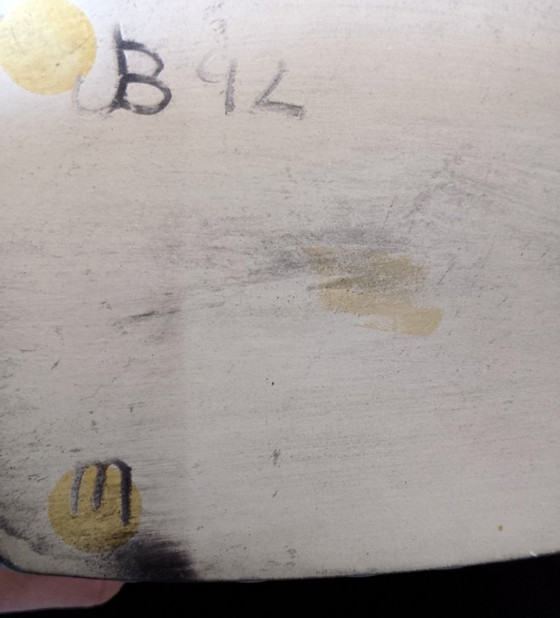 John Bergen Studio Ceramics Vase 1992 – Postmodern/Memphis Signed (photo 5 of 5)