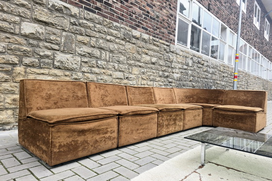 Image 1 of Modulaire bank, vintage jaren 60/70, banken, fauteuils, zitgroep in mid-century stijl, suite, sofaset