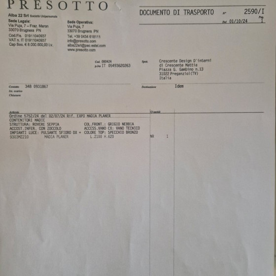 Image 1 of APARADOR PRESOTTO'S CEPILLER