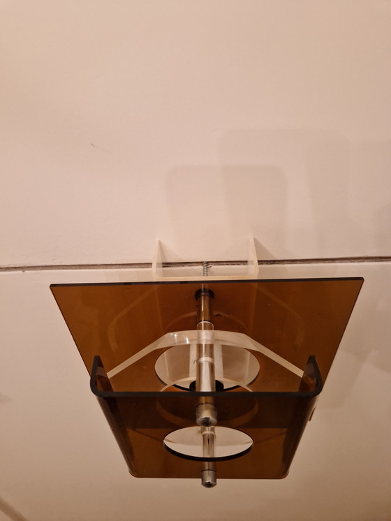 Image 1 of Vintage Herda space age wall lamp perspex