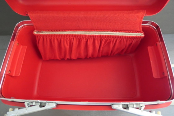 Vintage Samsonite Beauty Case Hardcover Red – Travel bags, Metal, Plastic (photo 10 of 10)