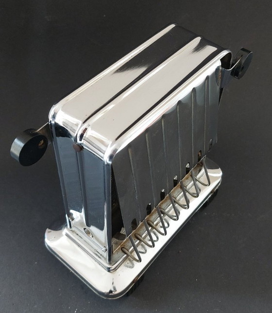 Image 1 of Two Inventum vintage chrome toasters