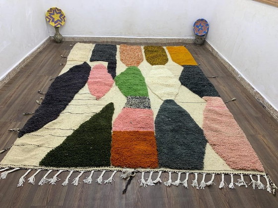 Alfombra marroquí de lana tejida a mano, hecha a medida, tamaño 200/300 cm. – Aime Té, Wool (photo 6 of 9)