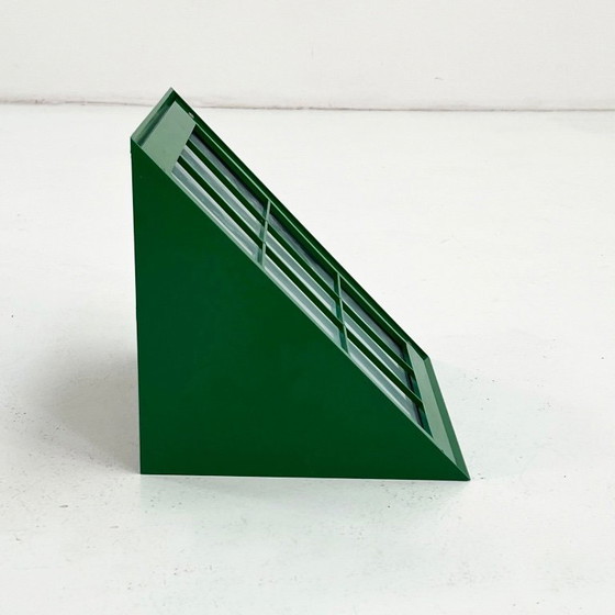 Image 1 of Lámpara de pared para exterior Triangolo en verde de Goccia Illuminazione, años 80