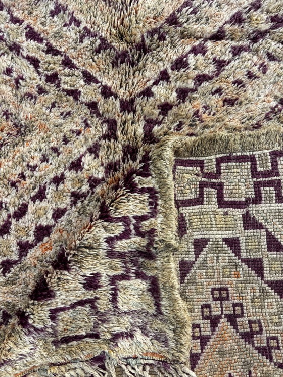 Image 1 of Vintage Moroccan Boujad Rug 200 x 320 cm – Handwoven Berber Wool Carpet – Excellent Condition