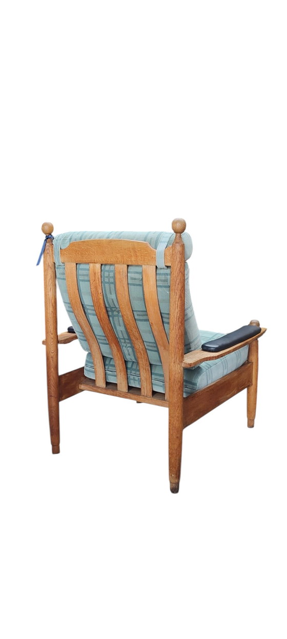 Image 1 of Mid century oak lounge armchair 1960s