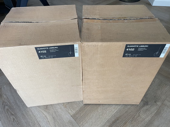 Image 1 of 2 Glashütte Limburg Bol Lampen Neu aus altem Lagerbestand