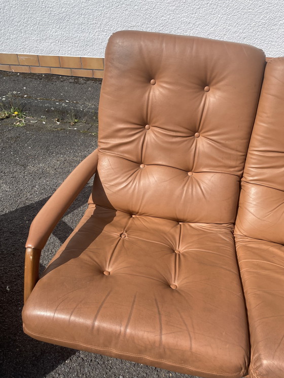 Image 1 of Fauteuil pivotant et canapé vintage Eugen Schmidt (Soloform)