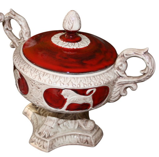 San Marino Titano Schale 28 cm + Amphore 37 cm Dekoration Sammler Vintage – decoratieve objecten, Ceramic (photo 2 of 5)