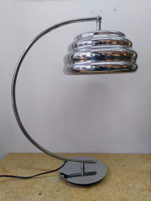 Lampe a poser chromée, année 70