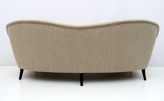Image 1 of Gio Ponti Style Mid-Century Modern Italian Sofa for Isa Bergamo, 1950s