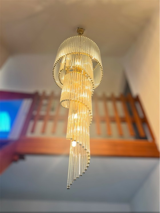 Image 1 of Spectacular and very rare Palme Chandelier