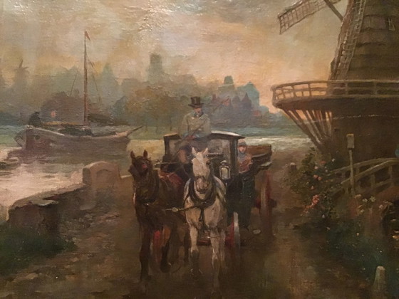 Image 1 of Pintura antigua Escuela de La Haya