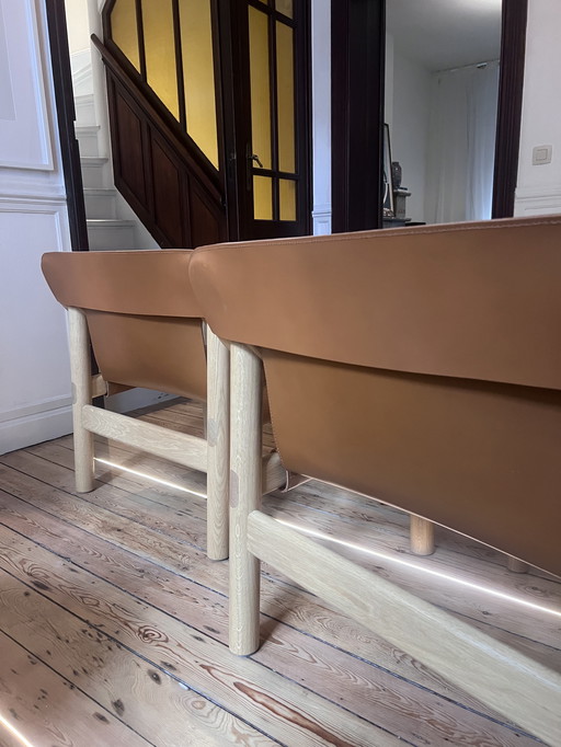 HAY 2 mobili Bernard cuir + tavolo