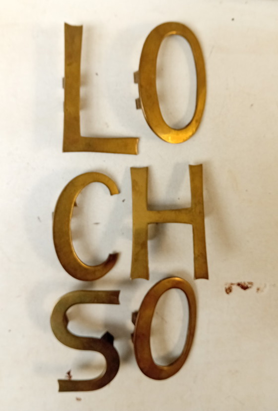 Image 1 of Lettere in ottone vintage