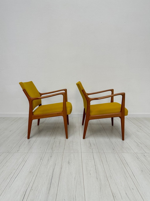 1/2 Poltrone vintage svedesi di metà secolo degli anni '60 di Karl-Erik Ekselius per J.O. Carlsson
