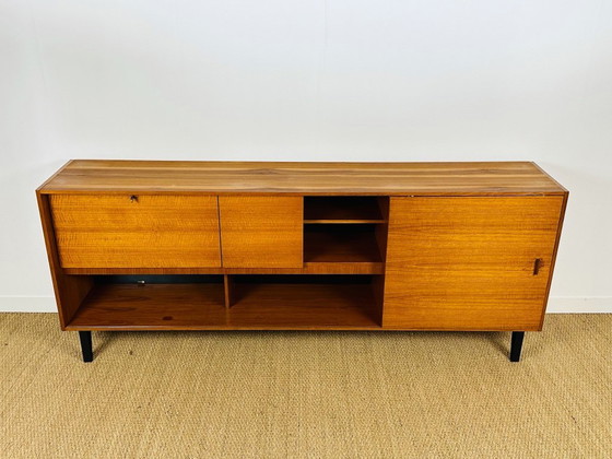 Image 1 of Enfilade haute Vintage Scandinave et teck, 1960