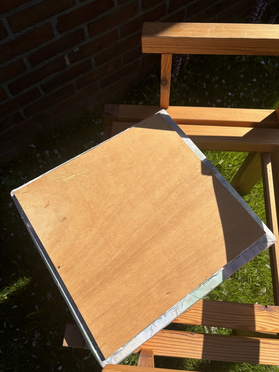 Image 1 of Chair modernism brutalism inspired by Rietveld style